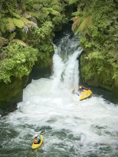 Rafting cez sedemmetrový vodopád
